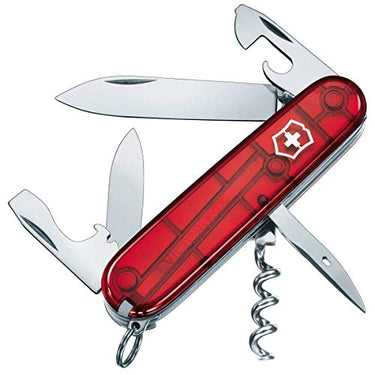 Victorinox Schweizer Taschenmesser, Spartan, Multitool, Swiss Army Knife mit 12 Funktionen, Klinge, Korkenzieher, Dosenöffner im Sale